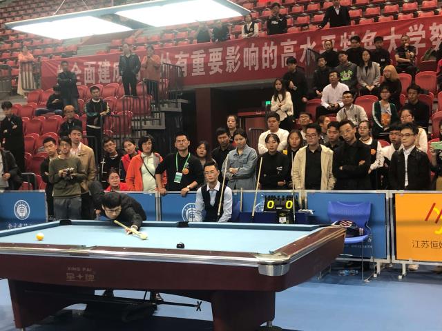 全国信誉第一的网投平台台球队囊括江苏省大学生第一届台球锦标赛（高职高专组）所有项目冠军